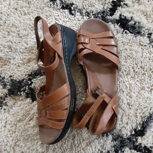 Clark's leather sandals